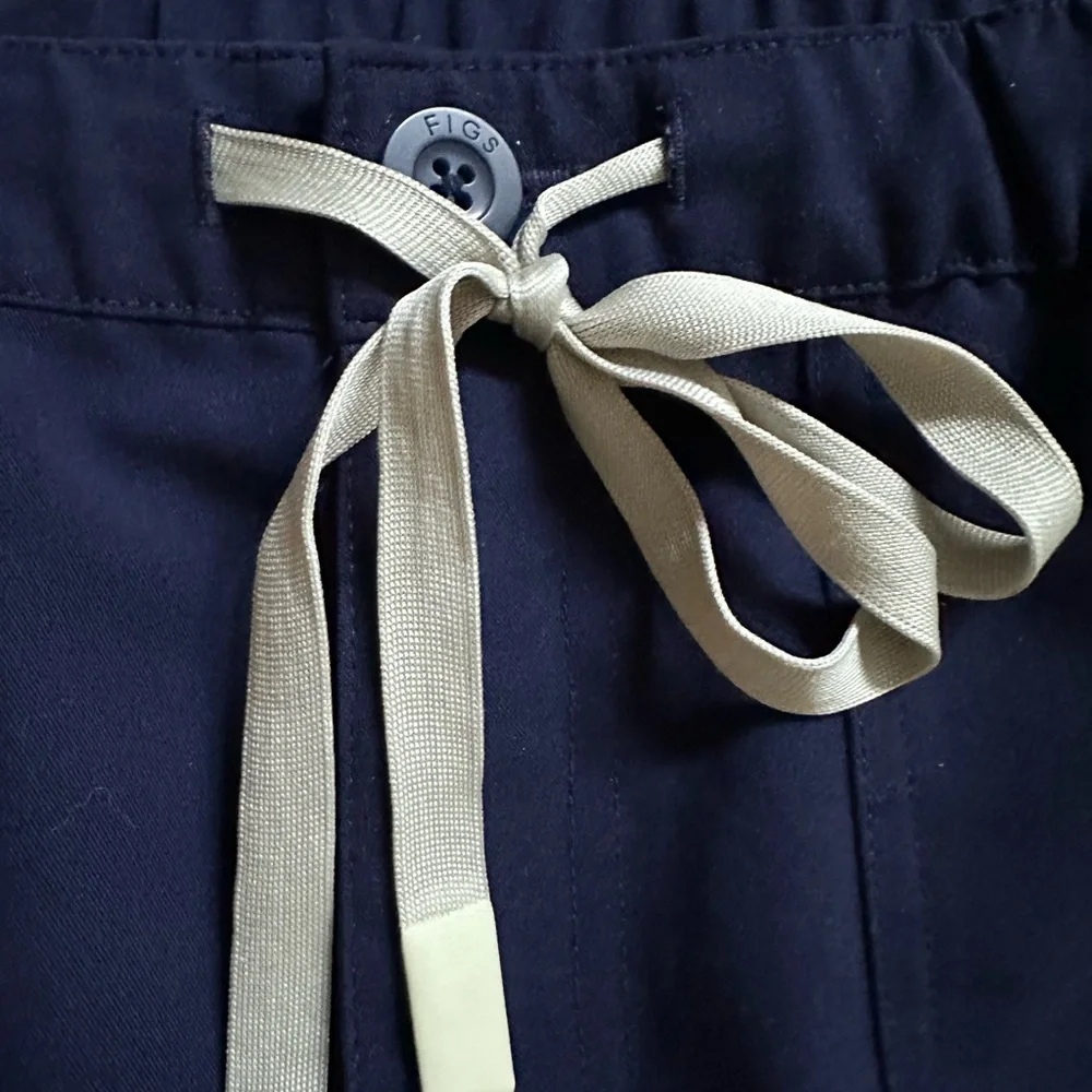 Figs Technical Collection Blue Jogger Pants with Elastic Cuffs Size Small